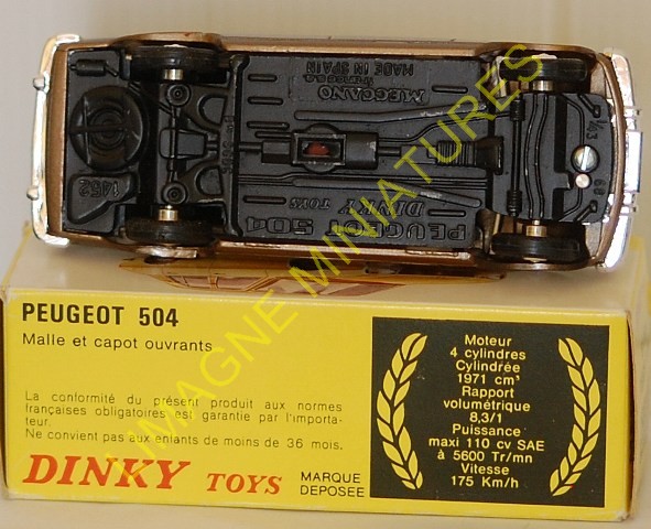 La Peugeot 403 U5 Familiale En Miniature De Dinky Toys France Au 1 43e 15468